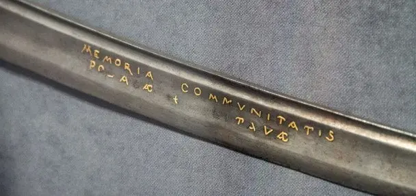 У Києві показали унікальну шаблю XVIII століття, що розповідає історію державотворення