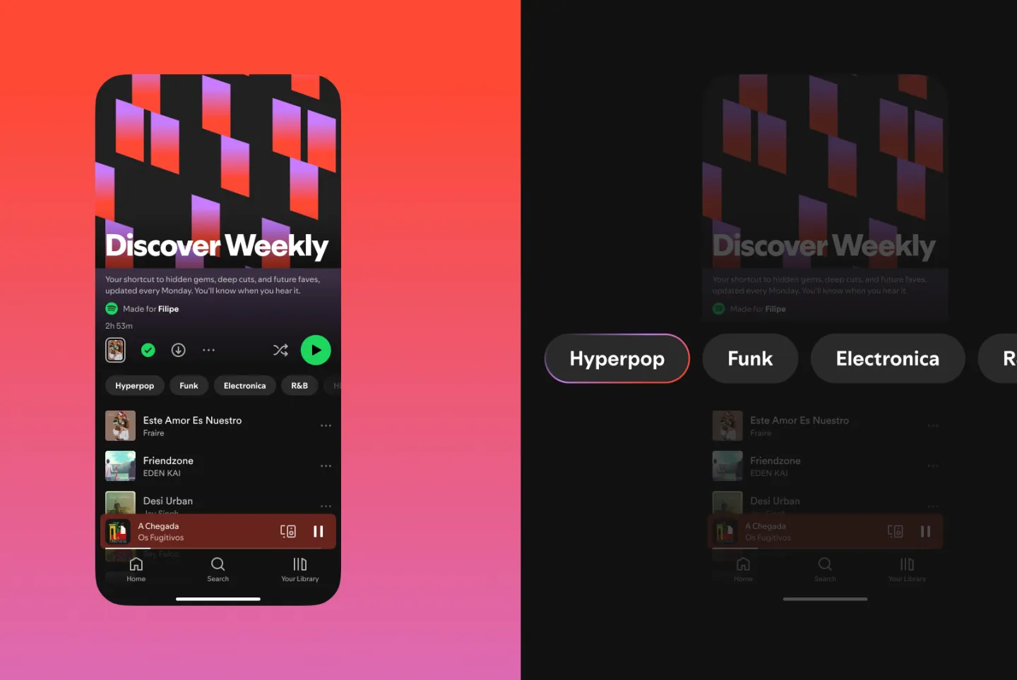Spotify дозволить персоналізувати плейлисти Discover Weekly