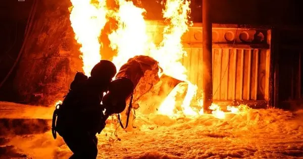 Російські дрони атакували рятувальників під час гасіння пожежі на Чернігівщині