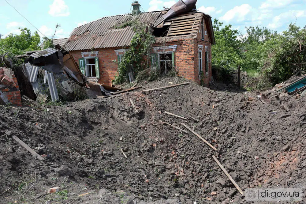 Російська авіація вдарила двома КАБами по Цупівці у Харківській області (фото)