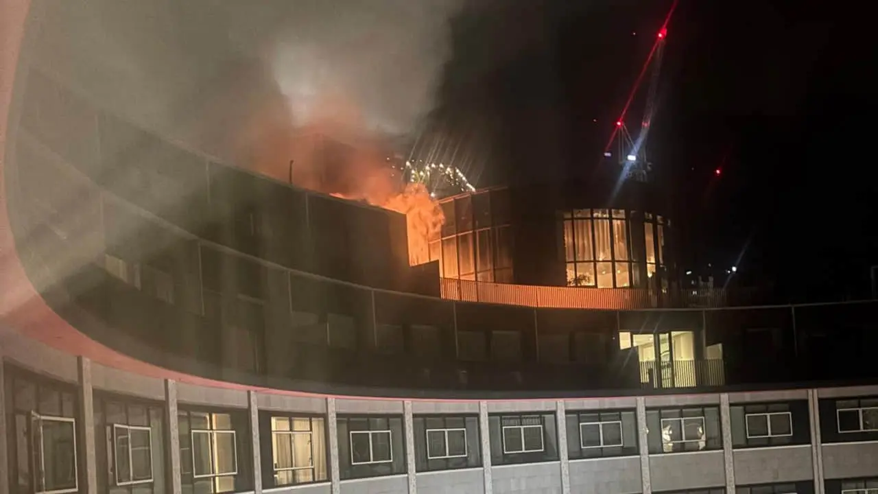 У Лондоні спалахнула пожежа в колишньому телецентрі BBC