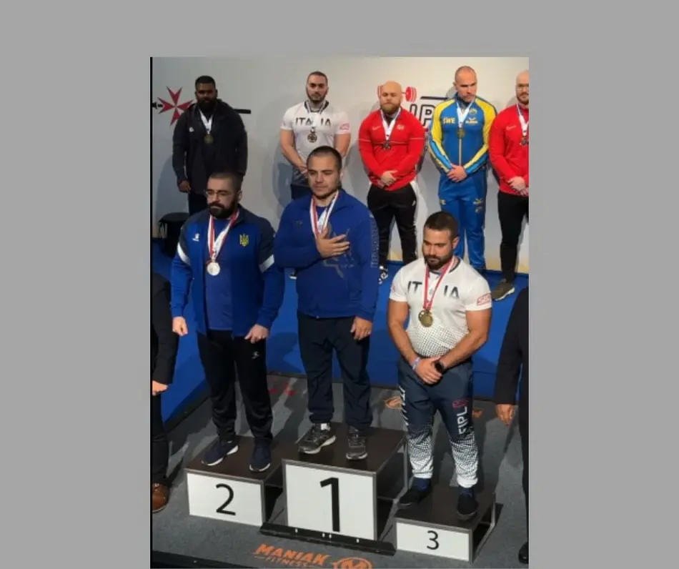 Вінничанин здобув «золото» на Чемпіонаті Європи з пауерліфтингу