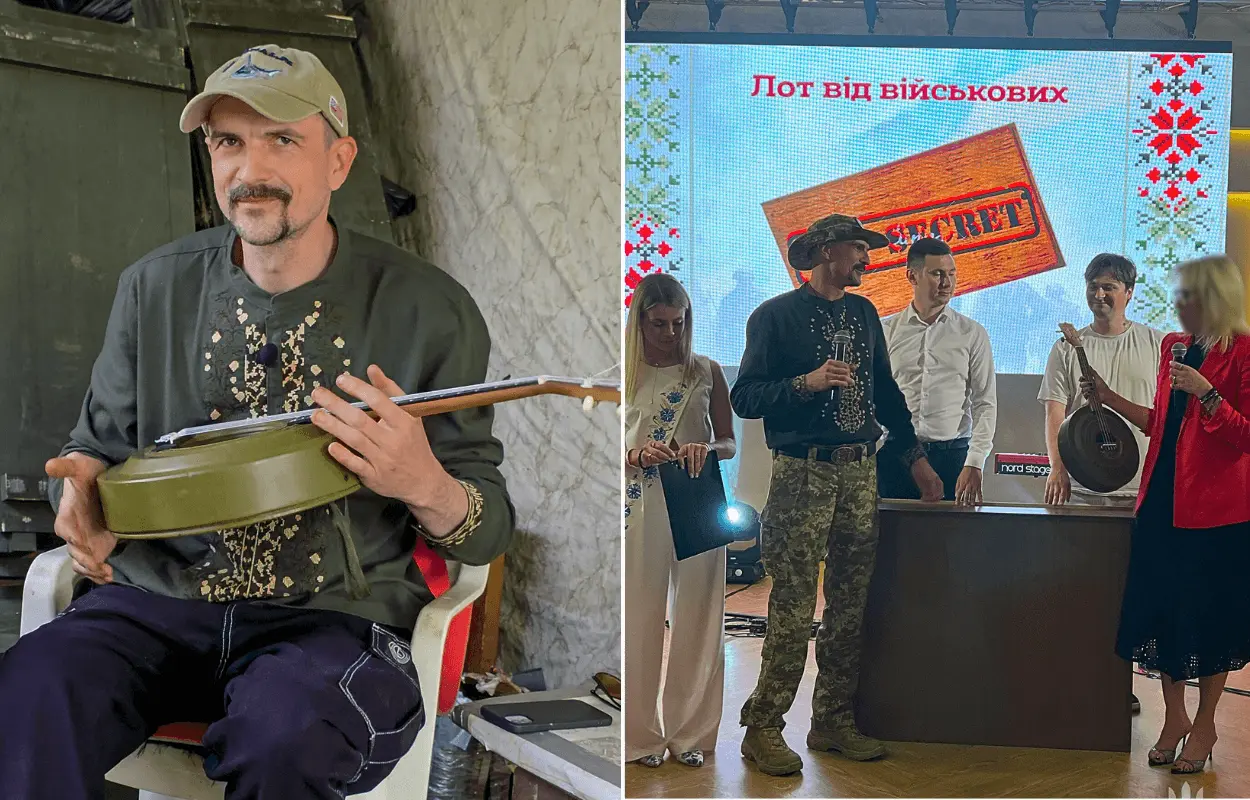 Унікальне укулеле з міни продали на благодійному аукціоні: історія сапера з ТрО Дніпра, який створив інструмент