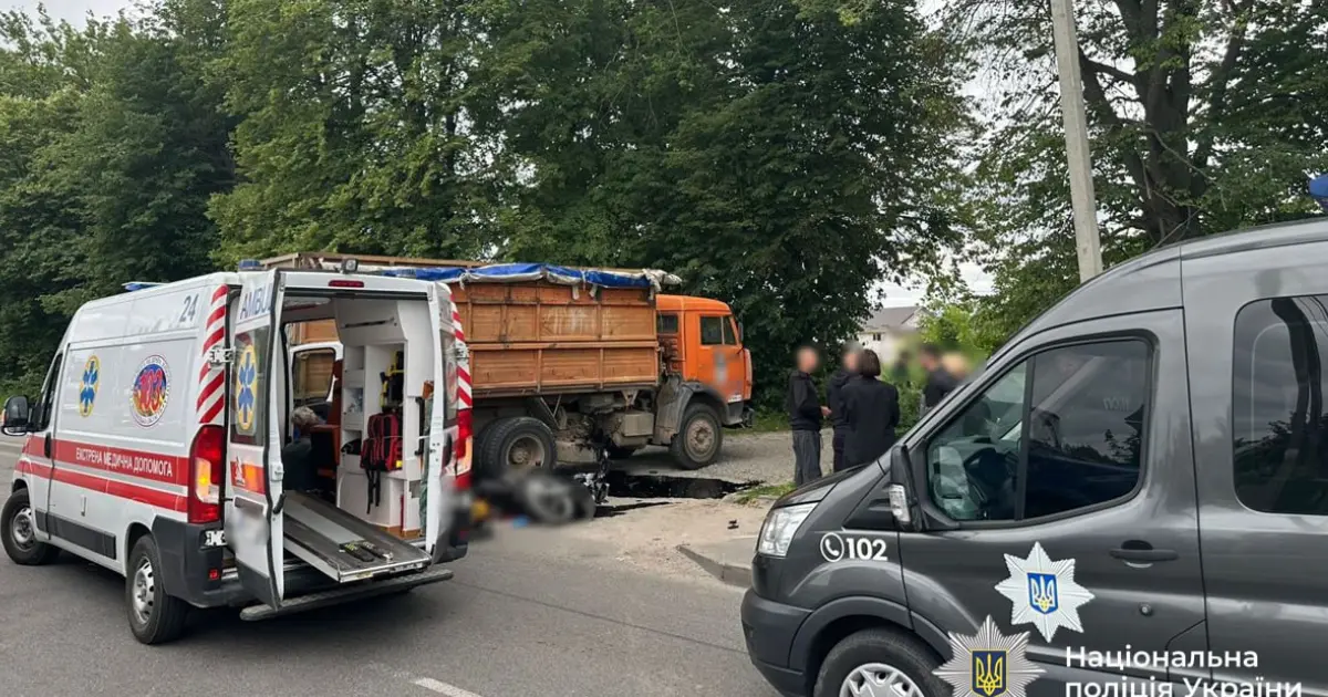 У Вінниці сьогодні внаслідок ДТП загинув мотоцикліст
