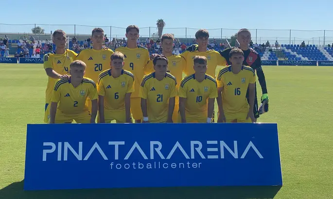Юношеская сборная Украины U-19 проиграла Англии на турнире в Испании