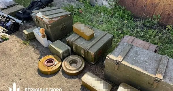 У Харкові військовий облаштував схрон зброї для російських ДРГ