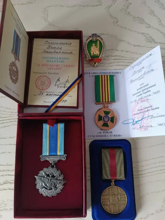 Захисник Петро Скрипник з Буковини отримав відзнаку Президента «За оборону України»