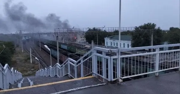 Безпілотники уразили залізничну підстанцію у Волгоградській області РФ