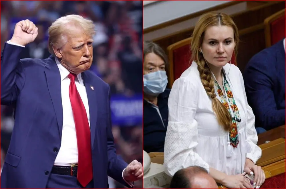 Нардепка від Борисполя пропонує висунути Трампа на Нобелівську премію миру