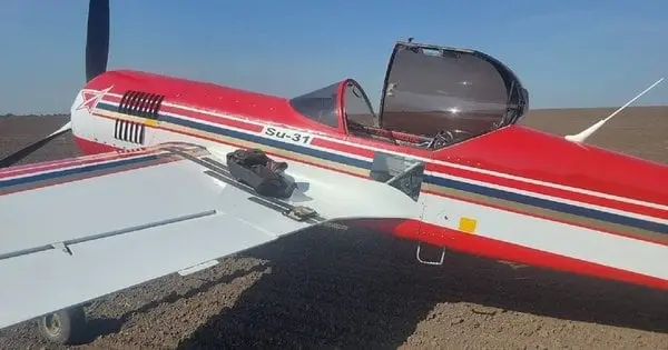 На Львівщині здійснив аварійну посадку легкомоторний літак Су-31