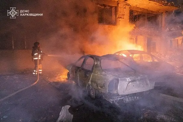 Харків атакували російські дрони: є поранені, сталися пожежі — фото