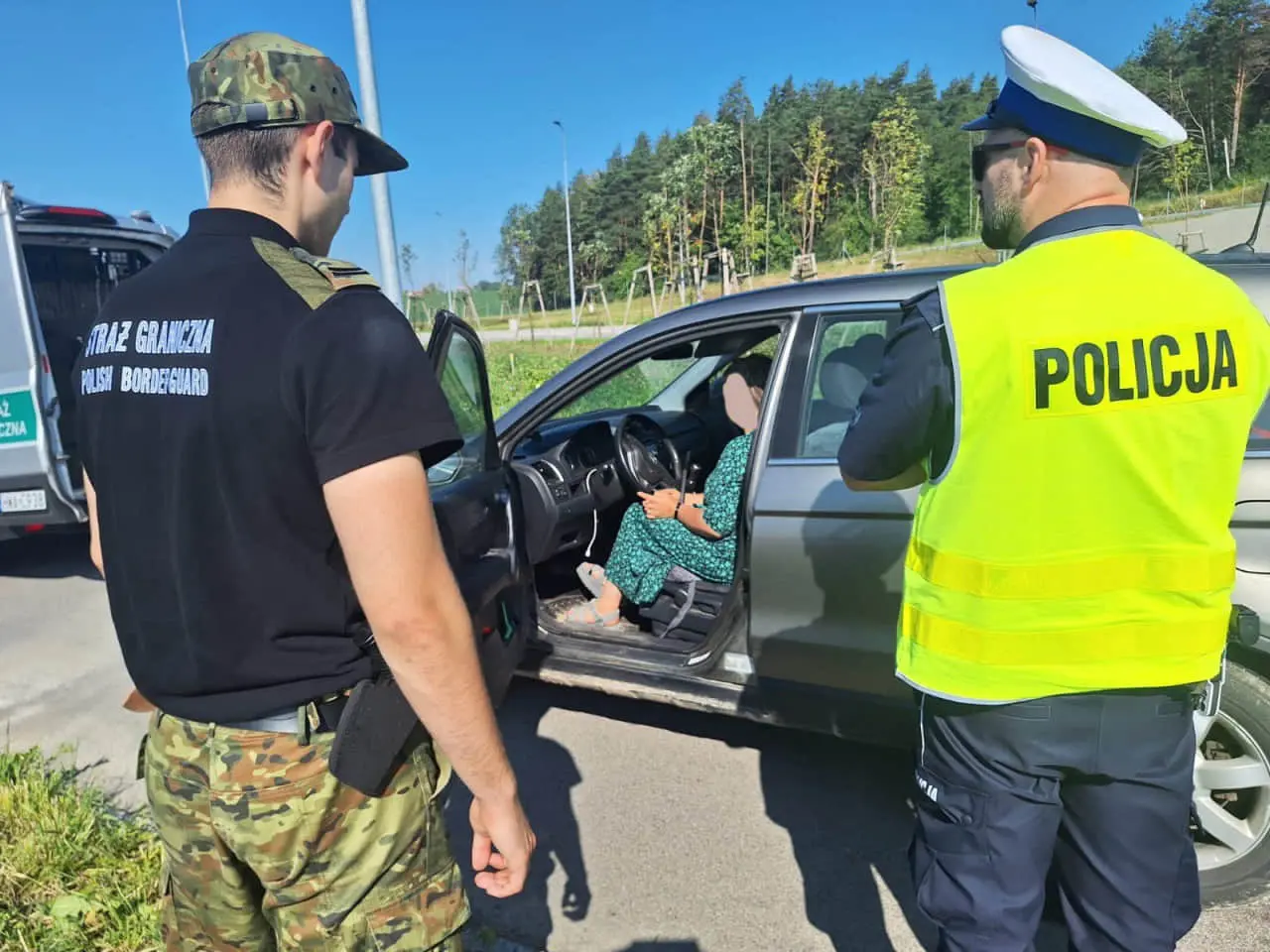 На польсько-литовському кордоні затримали перевізників нелегальних мігрантів