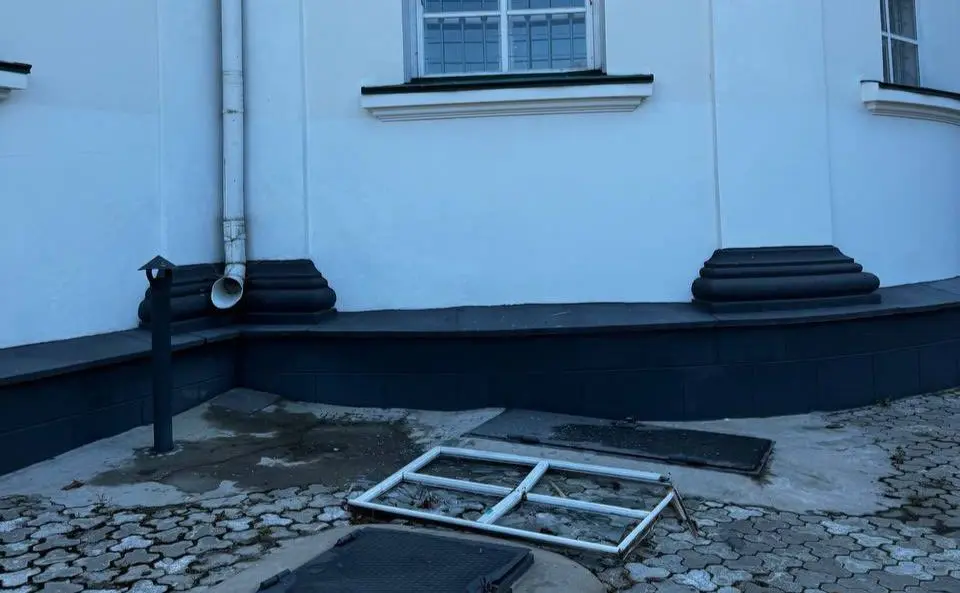 У Білій Церкві під час обстрілу постраждав історичний храм. ВІДЕО