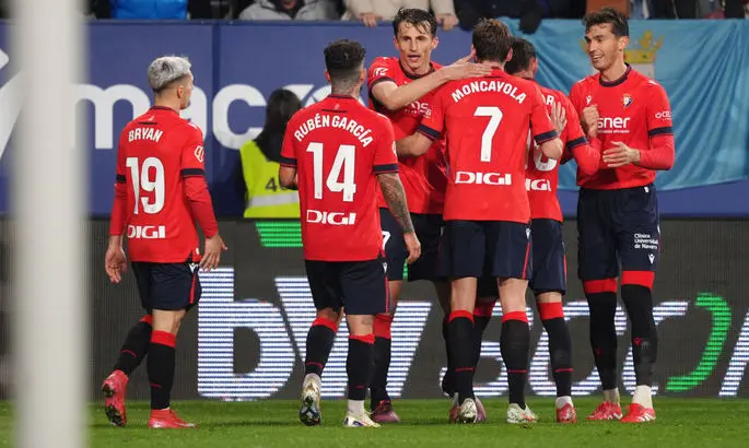 Примера. Осасуна – Валенсия 1:0. Удаление все решило