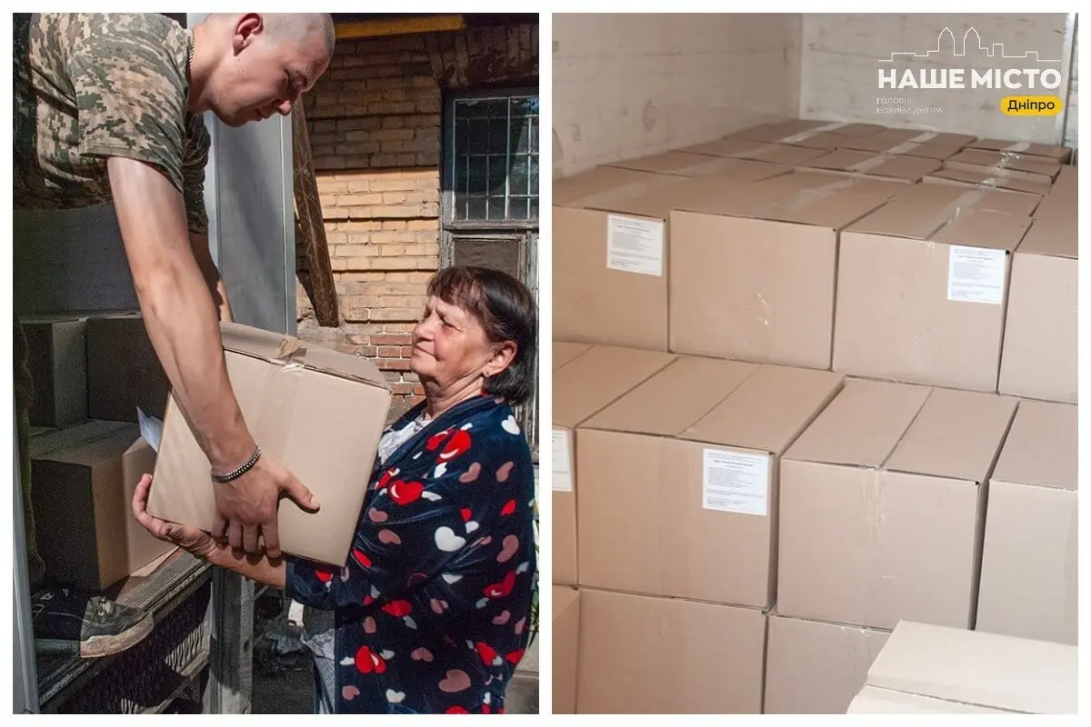 Підтримка переселенців: у Дніпрі триває видача продуктових наборів вразливим категоріям