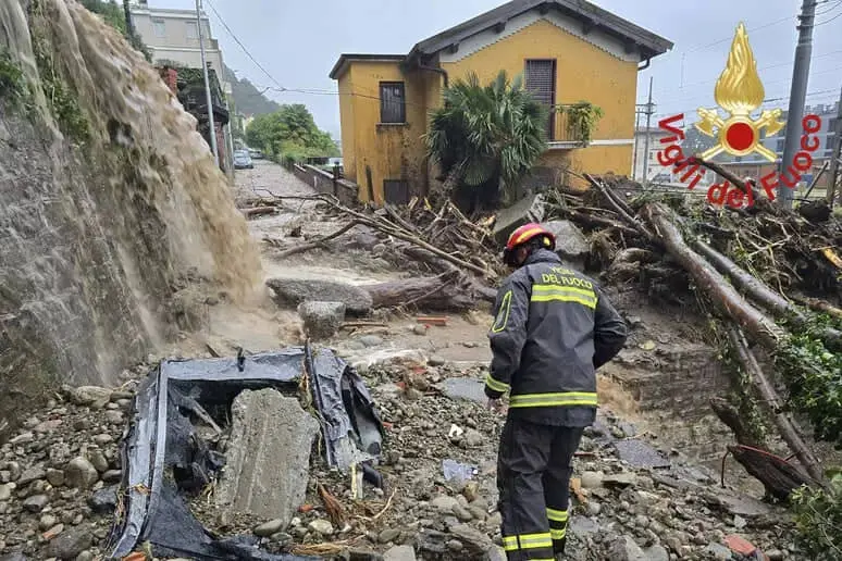 На півночі Італії сталися повені та зсуви через зливи