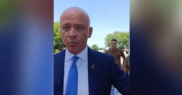 Труханов грубо відповів військовому на питання про пам'ятник Пушкіну
