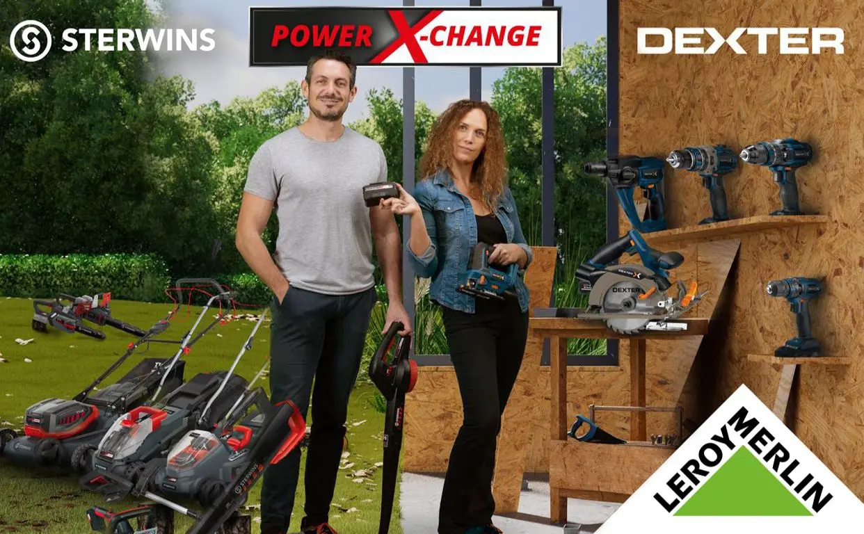 Інструменти нового покоління в LEROY MERLIN: технологія Power X-Change — вигідно, зручно, надійно