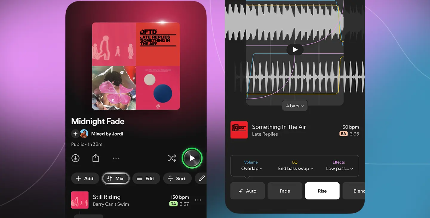 Spotify дозволив стати діджеєм: користувачі Premium отримали можливість мікшувати власні плейлісти