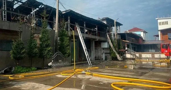 На Закарпатті сталася масштабна пожежа на базі відпочинку