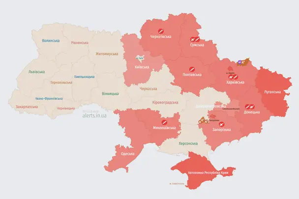 Росія атакує Україну БпЛА: названо напрямок руху