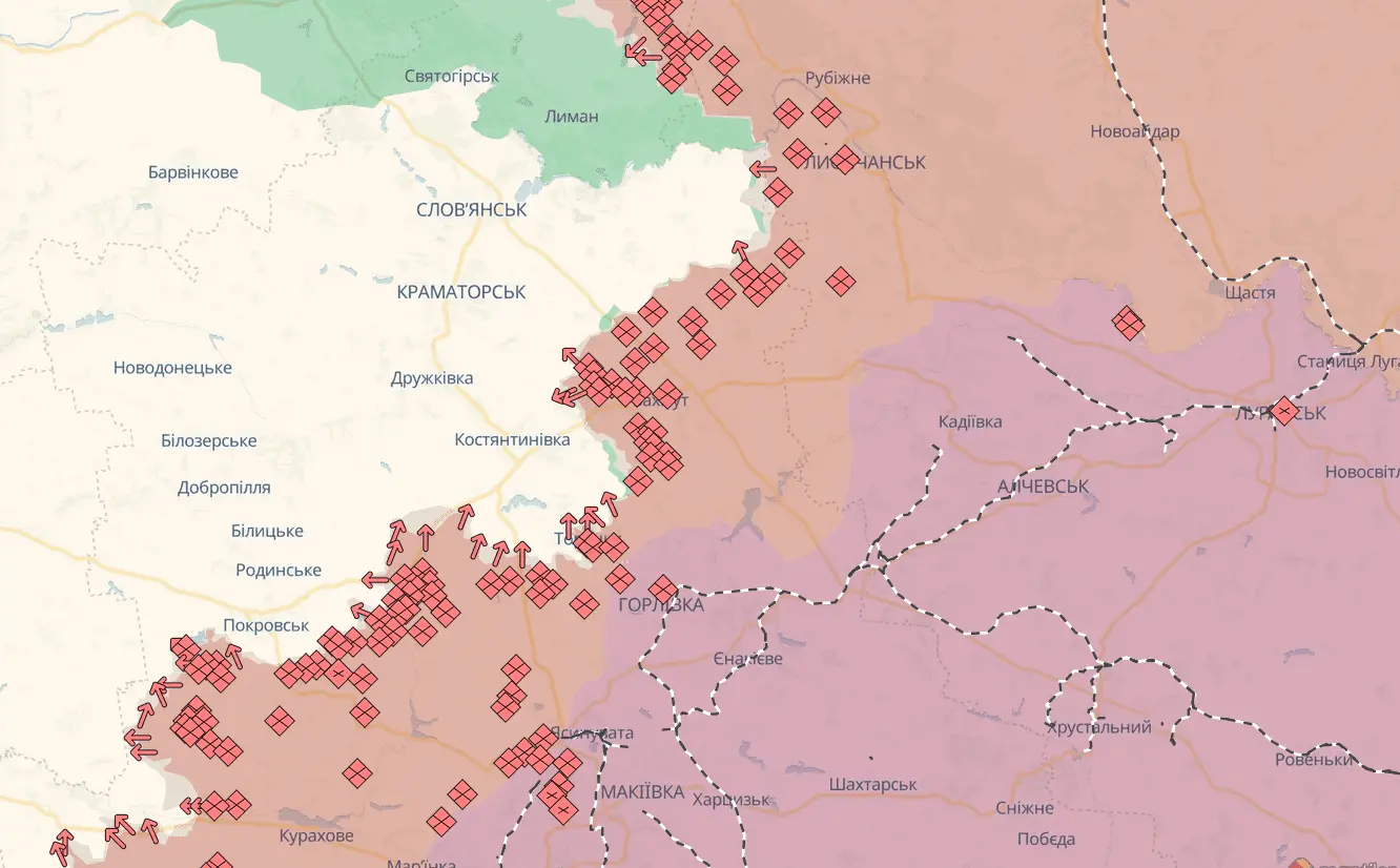 Протягом минулої доби зафіксовано 220 боєзіткнень, – Генштаб ЗСУ