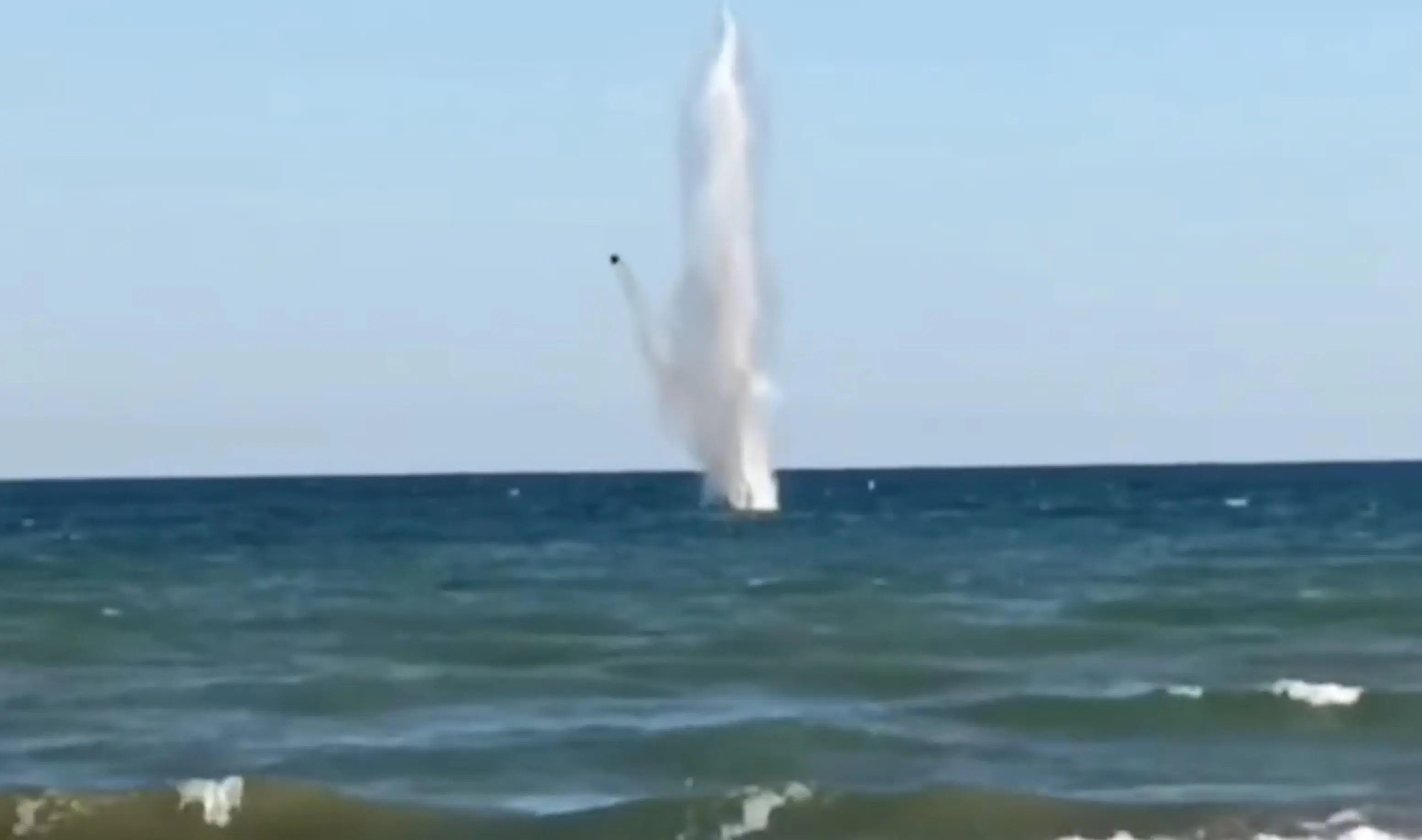 На Одещині знищили міну, що дрейфувала у відкритому морі