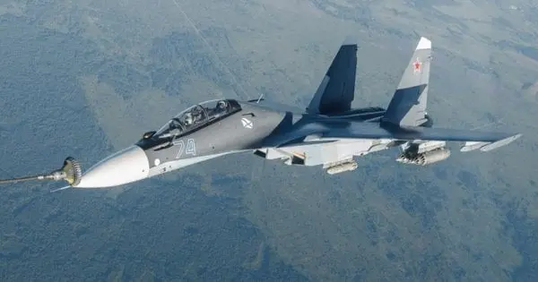 У районі острова Зміїний впав російський винищувач Су-30