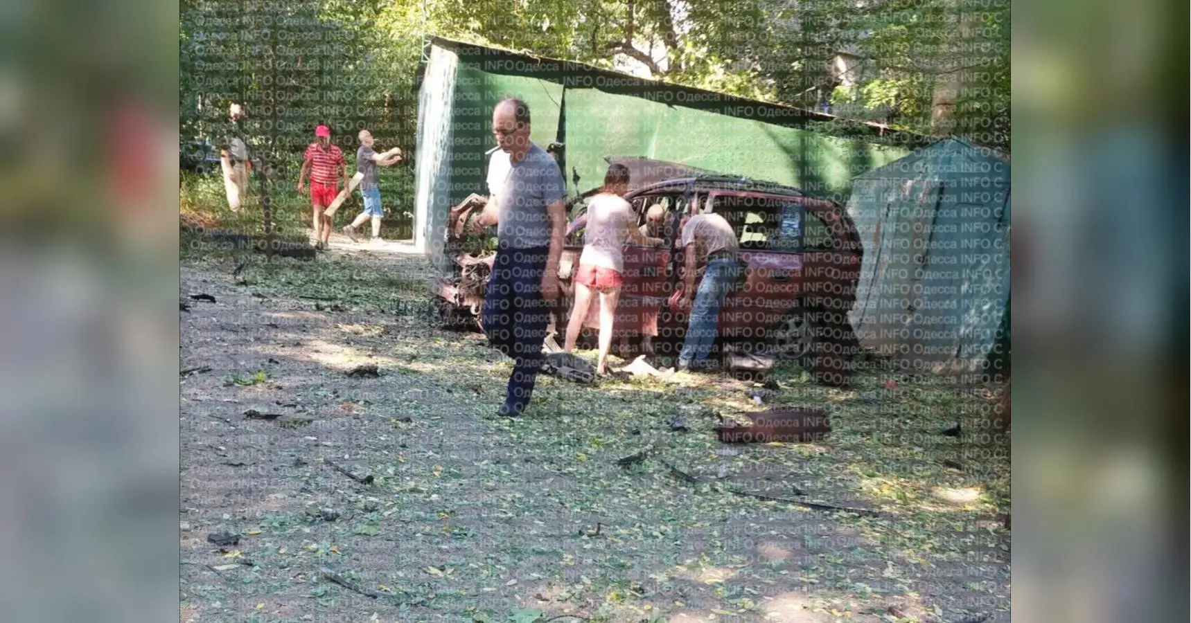 В Одесі підірвали автомобіль із військовим у салоні (фото)
