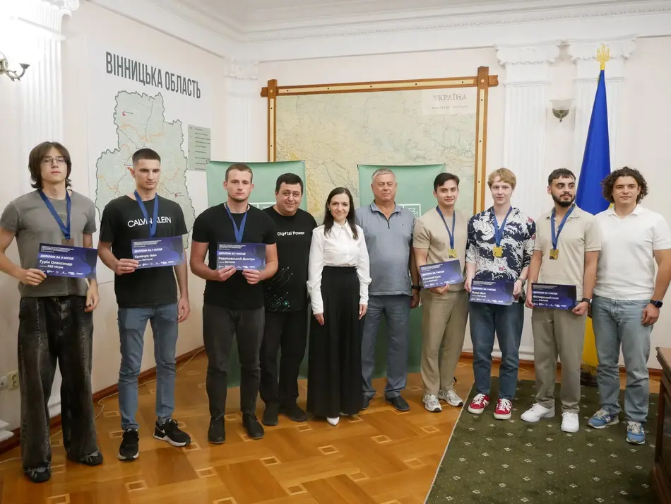 На Вінниччині відзначили переможців змагань з кібербезпеки