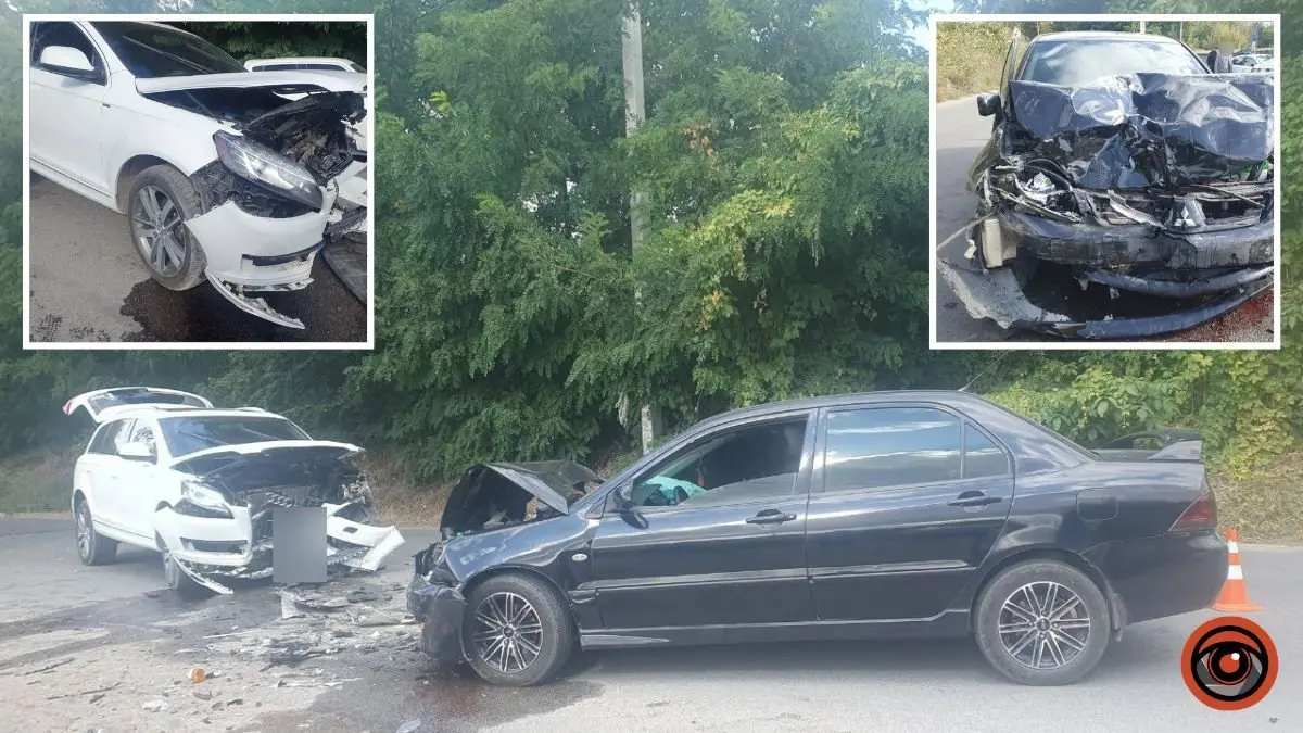 0,95 проміле в крові: у Дніпрі п’яний водій врізався Mitsubishi в Audi