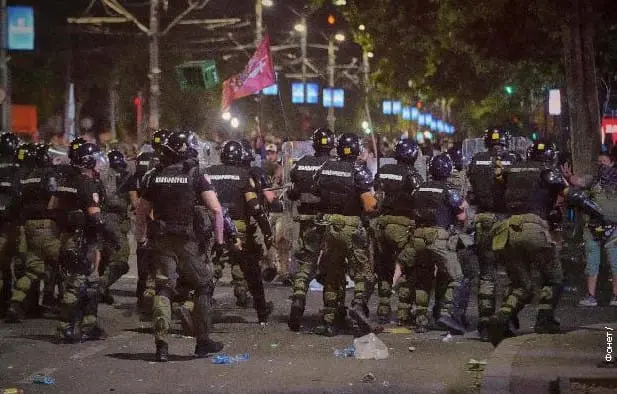 У Белграді під час студентських протестів проти влади сталися сутички