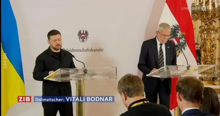 Чернівчанин Віталій Боднар став перекладачем зустрічі президентів Австрії та України у Відні