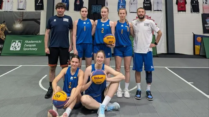 Жіноча збірна України 3х3 провела два спаринги з командою Польщі