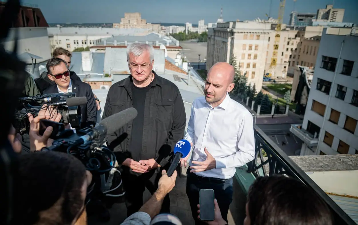 Очільник МЗС Франції після прифонтових Сум відвідав Харків