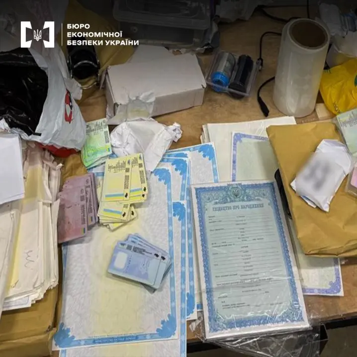Детективи БЕБ викрили масштабну схему виготовлення підроблених документів