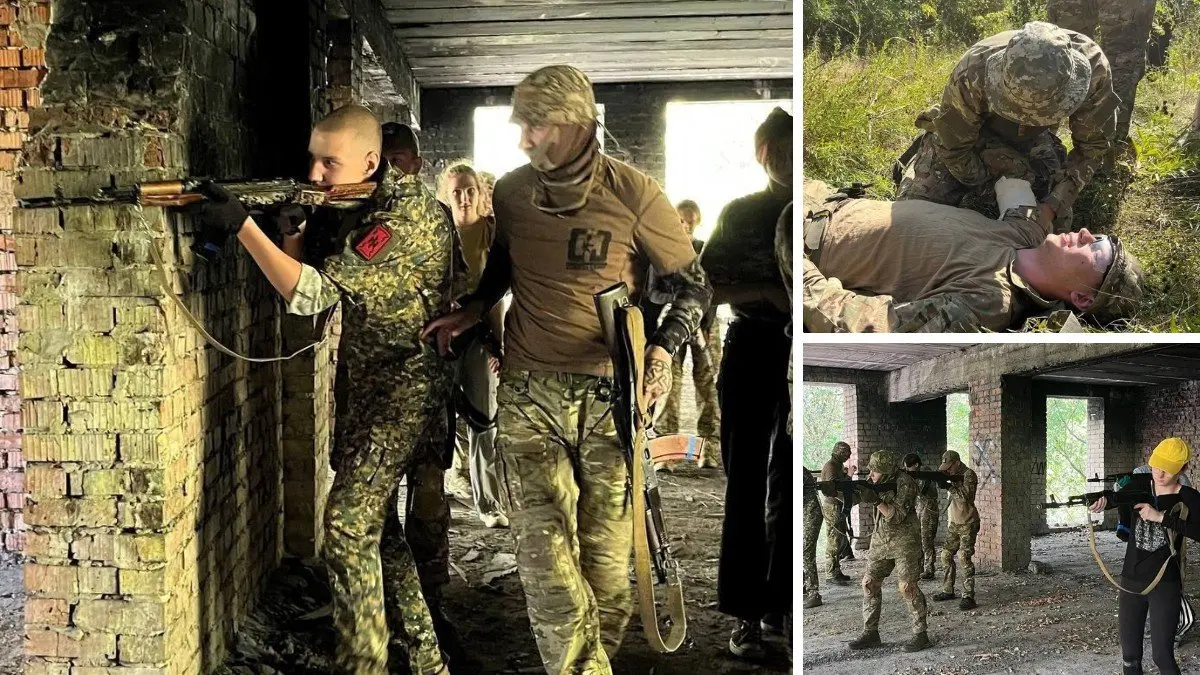 Такмед та безпілотники: у Дніпрі відбувся військовий вишкіл для молоді