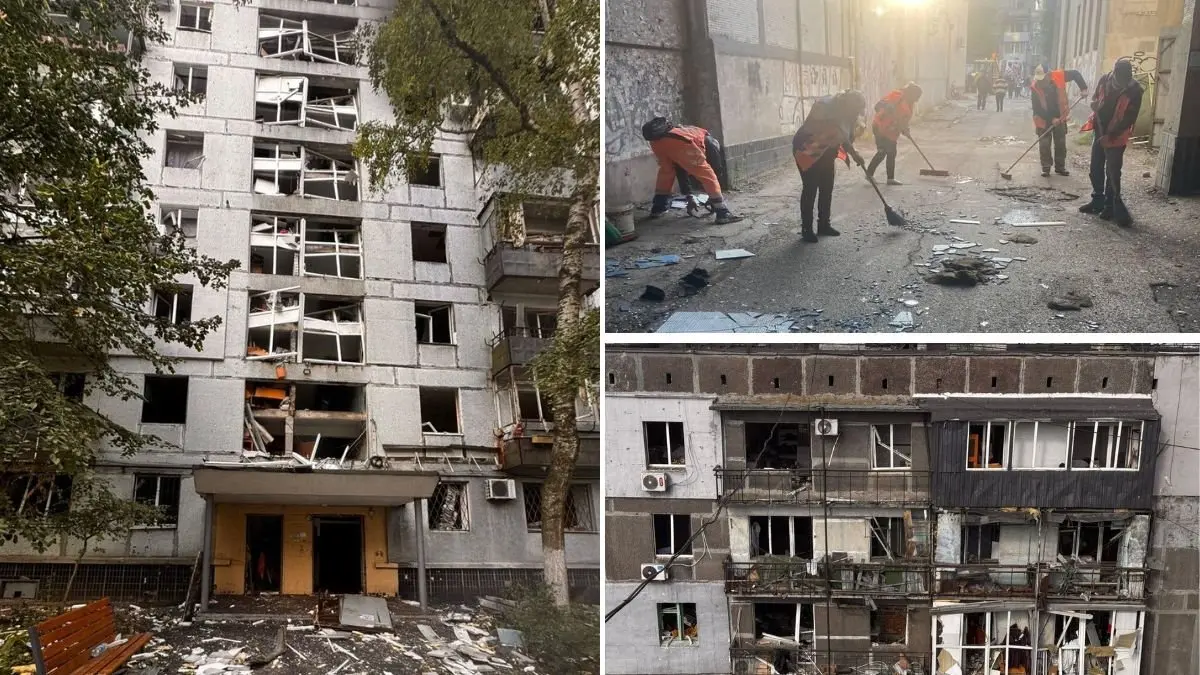Понад 30 пошкоджених будинків та 600 вибитих вікон: куди звертатися мешканцям пошкодженого житла через атаку по Дніпру 20 вересня