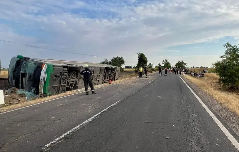 В Угорщині перекинувся автобус з дітьми з України, є постраждалі