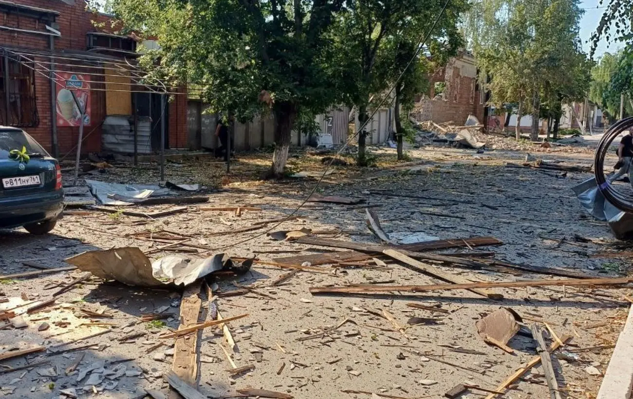 В окупованих Сватовому та Старобільську "прильоти" дронів (фото)