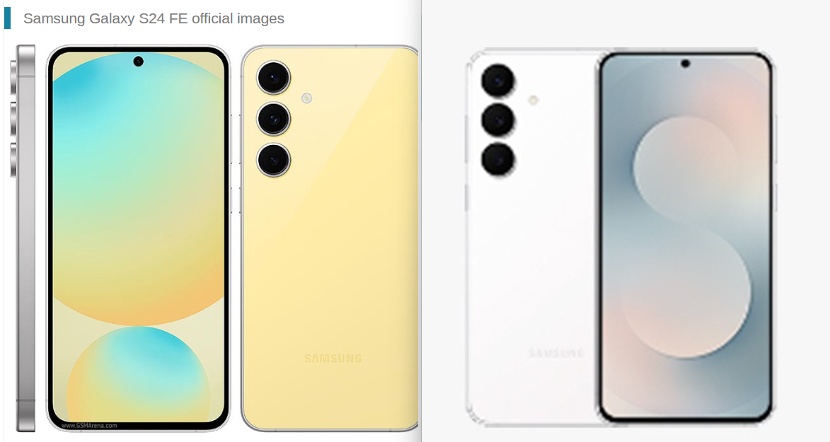 Дизайн Samsung Galaxy S25 FE буде скопійовано з Galaxy S24 FE: нові витоки