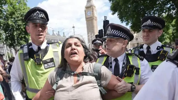 Протести в Лондоні проти заборони Palestine Action