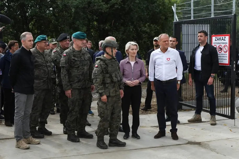 Туск і фон дер Ляєн відвідали кордон з Білоруссю попри застереження спецслужб