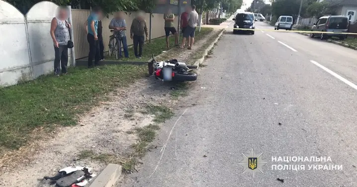 ДТП з мотоциклами на Буковині: травмовано двох неповнолітніх