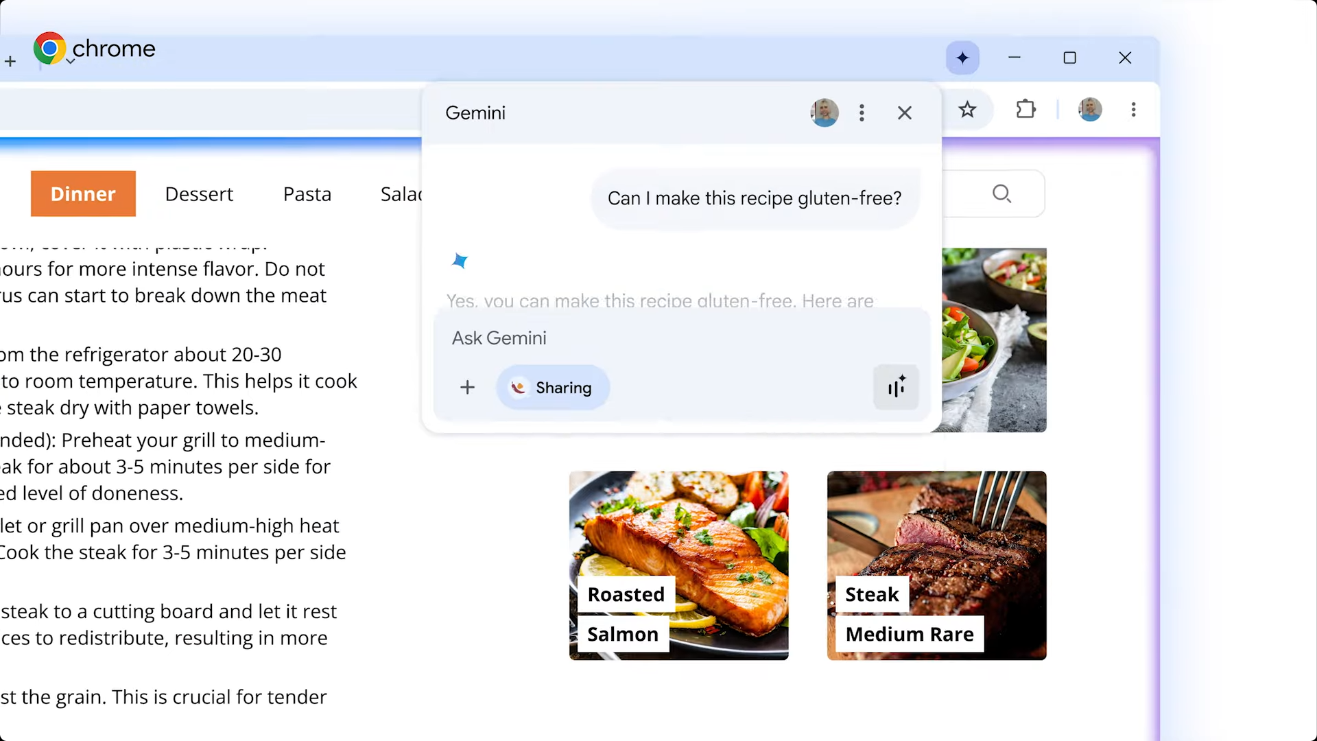 Gemini AI інтегрується в Chrome: Google запускає помічника прямо в браузері
