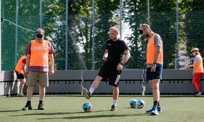 Лига Сильных запускает новое направление – blind football