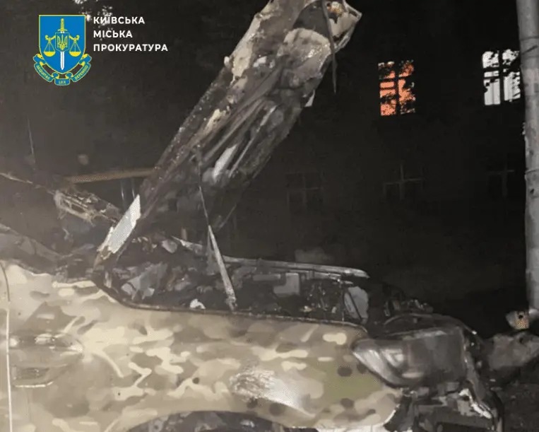 У столиці Герою України у День народження агент рф спалив автомобіль (фото)