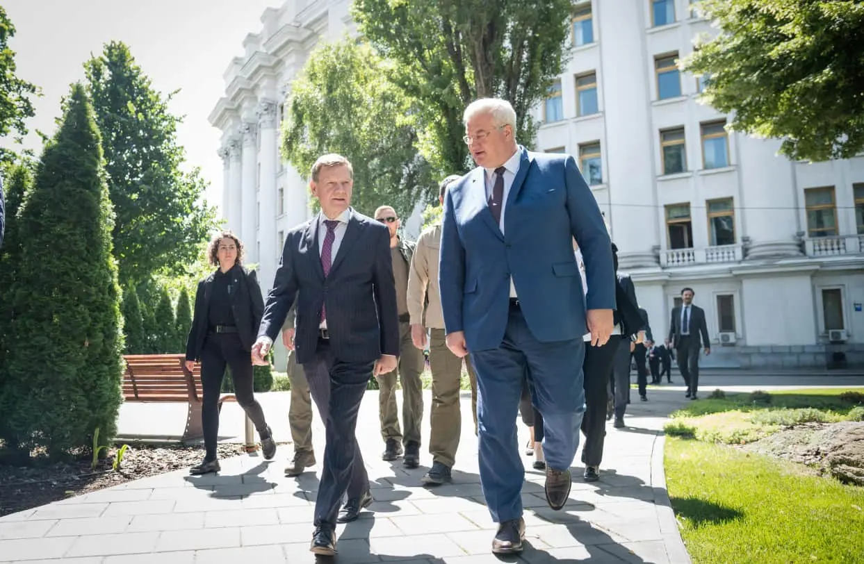Сибіга розповів про переговори з главою МЗС Німеччини у Києві