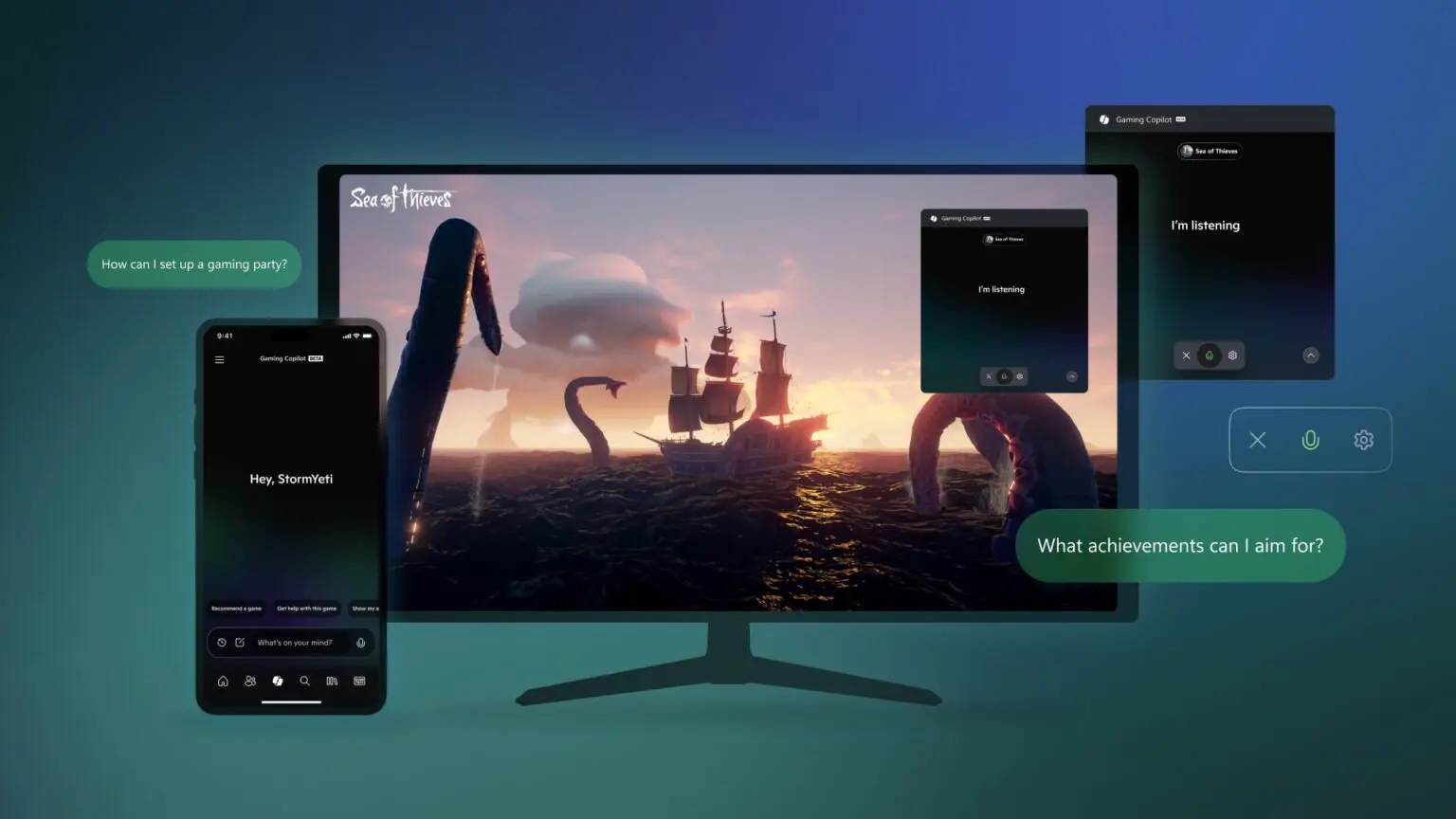 Microsoft запускає AI-помічник Gaming Copilot для Windows і Xbox