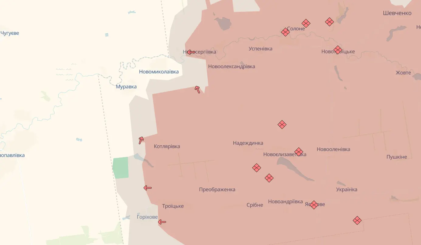 Карта бойових дій онлайн на сьогодні – ситуація станом на 20 липня 2025 року